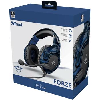 Trust наушники GXT488 Forze-B 23532 50 мм, 1.2 м кабель, 32 Ω, 20 - 20000 Гц, закрытая акустическая система, шумоподавление (23532)