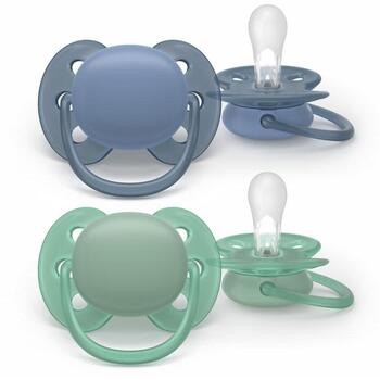 Philips Avent māneklītis Ultra soft, 6-18M (2 gab), zēniem (SCF091/42)