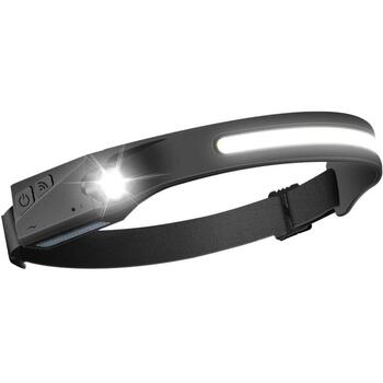 Denver Pieres lukturis 117270000000, 300 lm, 100m, IPX4, 1200 mAh, 5 režīmi, USB-C uzlāde (117270000000)