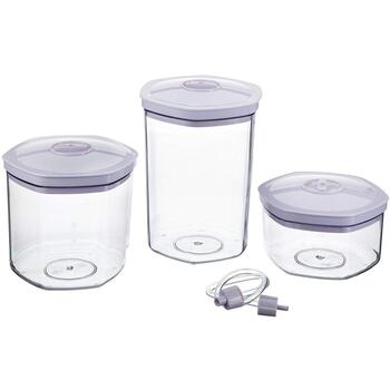 Gastroback вакуумных контейнеров набор 46110, 3 шт., 2л, 1.4л, 0.7л, прозрачный, пластик, герметичное хранение (46110)