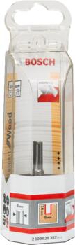Gropju frēze 8 mm, D1 6 mm, Rokas frēzēm, malu frēzēm MONOLĪTA KARBĪDA GROPJU FRĒZE EXPERT FOR WOOD, 2608629357, BOSCH (2608629357)