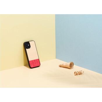 Man&Wood чехол M8533B, совместим с Apple iPhone 12 mini, 68x134x10mm, дерево, поликарбонат (M8533B)