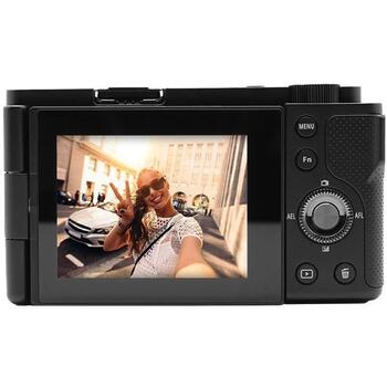 Agfa Photo Цифровая камера C130, 24MP, 4K, 10x оптическое увеличение, 2,8 дюймовый сенсорный экран, USB, режим селфи (C130)