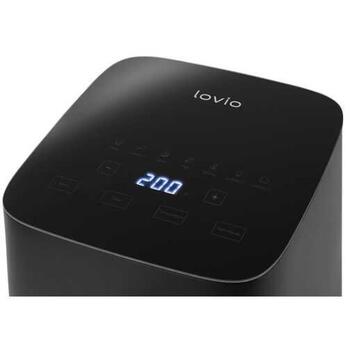 Lovio Gaisa fritieris LVAF001BK, 1450W, 5l, 8 programmas, karstumizturīgs rokturis, neslīdošas kājiņas (LVAF001BK)