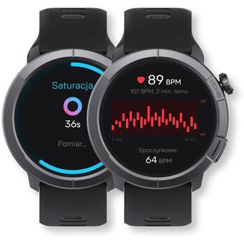 Stelio Умные часы STSWA102BT, 1.43'', 466 × 466 px, 50 g, 3 ATM, 128 + 128 MB, Bluetooth, GPS (STSWA102BT)