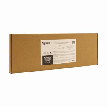 Sbox Подставка для стола DS-610, 560x210mm, 20kg, стекло, алюминий, сталь, пластик, белый (DS-610)