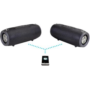 Manta Беспроводная колонка SPK15GO-BK, 20 W, 3600 mAh, AUX, SD карта, USB, FM, Bluetooth, 10 м, 9 ч (SPK15GO-BK)