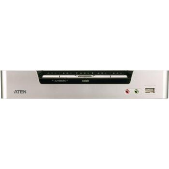 Aten KVM переключатель CS1794-AT-G, 4 x KVM / audio / USB, 1 локальный пользователь, совместим с HDCP, Video DynaSync (CS1794-AT-G)