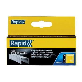 Rapid Скоба 11825725, 10.6x0.7mm, 2500 шт, оцинкованные, высота 4mm (11825725)