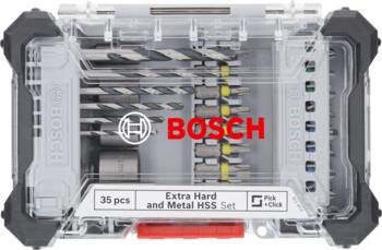EXTRA HARD SKRŪVGRIEŽA UZGAĻU UN METAL HSS URBJU KOMPLEKTS, 35 GAB. BOSCH 2607017729 (2607017729)