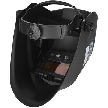 Geko metināšanas maska ar LED lukturīti G01881, skatīšanās laukums 92 × 42 mm, toņu diapazons DIN 4 / 9–13 (G01881)