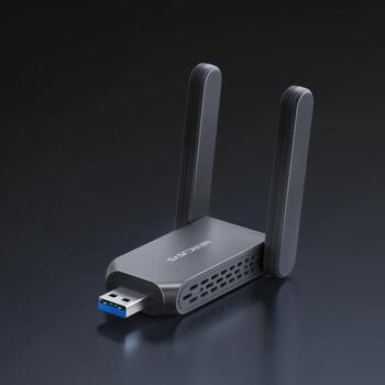 Mercusys MA37BEH, сетевой адаптер, BE6500, 2882 Mbps, 688 Mbps, 2.4 GHz, 5 GHz, 6 GHz, WPA3-SAE, USB 3.0 (MA37BEH)