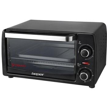 Beper Мини-печь 90.882, 1050 W, 12 л, гриль, регулировка высоты, размораживание, таймер до 30 мин (90.882)