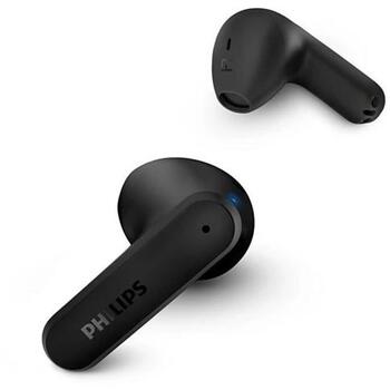 Philips Наушники TAT2139BK/00, черный, 10 м, стерео, 16 Ω, 94 дБ, 28 ч, Bluetooth 5.3, шумоподавление, беспроводные (TAT2139BK/00)