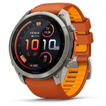 Garmin viedpulkstenis Fenix 9 Pro 010-04337-01, 1.5 collu AMOLED, 466x466 pikseļi, 64 GB, 31 diena, 744 h, 10 ATM, titāna korpuss (010-04337-01)