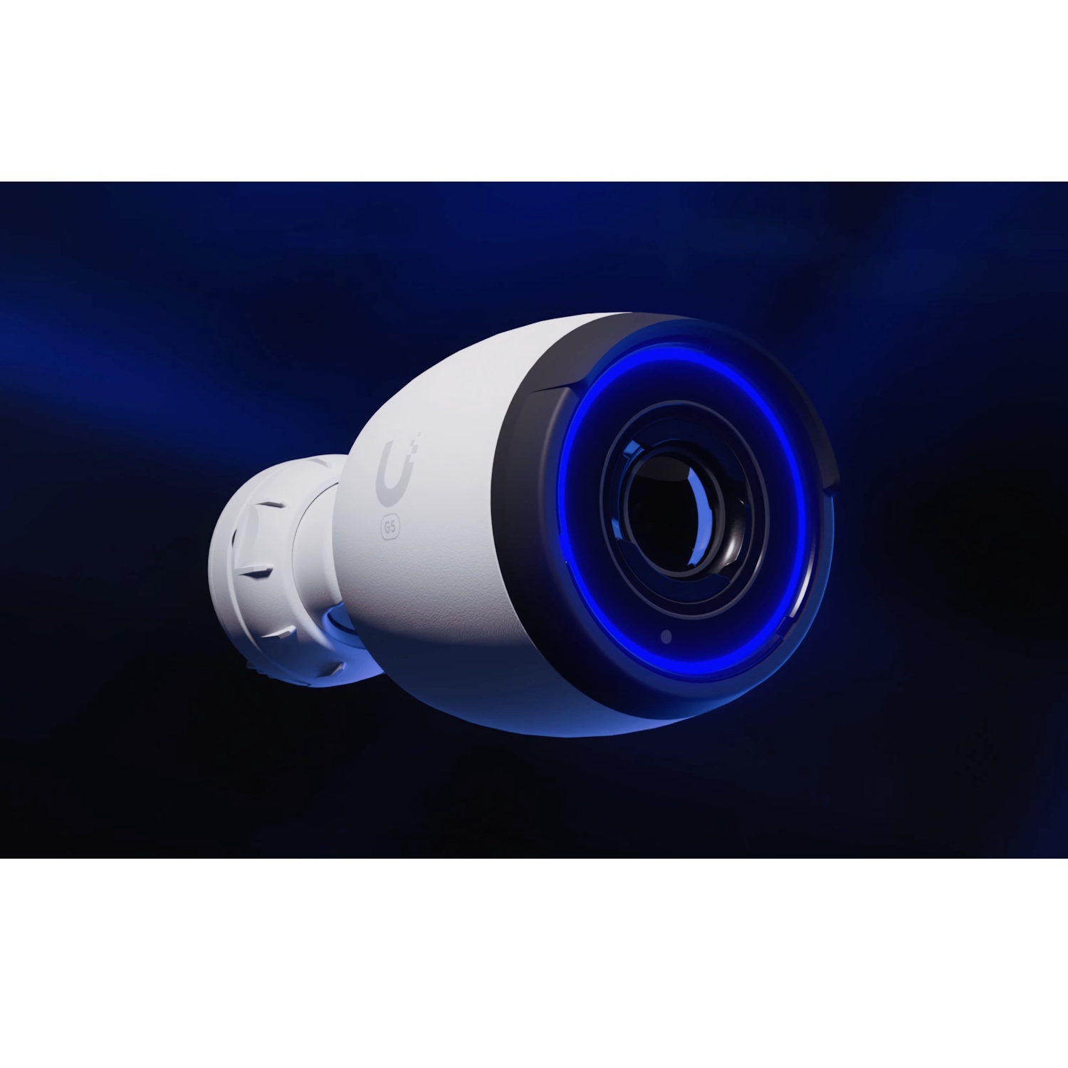 Уличная внутренняя IP камера видеонаблюдения 4K 8 МП PoE с 3× оптическим зумом 25 м ИК ночное видение AI обнаружение событий и встроенный микрофон UVC G5 Pro Белая Ubiquiti (UVC-G5-PRO)