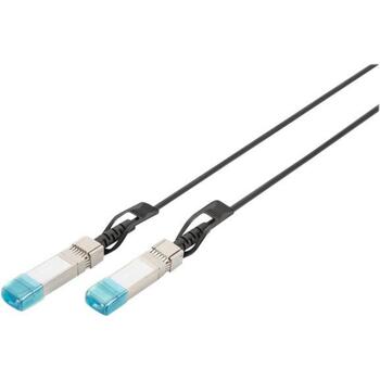 Digitus сетевой кабель DN-81222, 2 м, SFP+, 10GBase, twinaxial, черный, DIGITUS Professional (DN-81222)