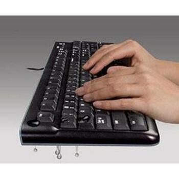 Logitech Klaviatūra K120 920-002508 USB, 1.5 m kabelis, QWERTY, melna, pilna izmēra, izturīga pret izliešanu (920-002508)