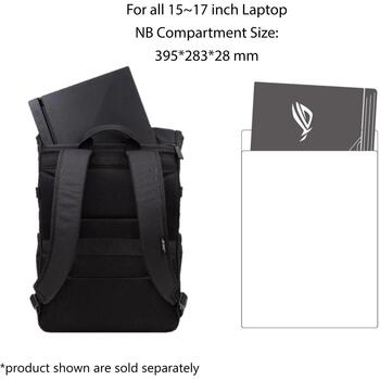 Asus ROG Рюкзак BP4701 90XB06S0-BBP020, Подходит для 17
