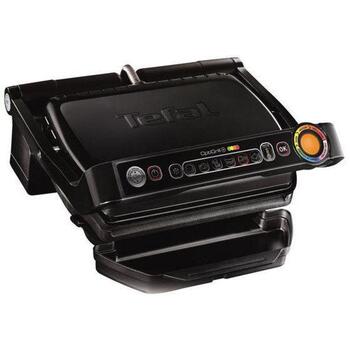 Tefal Kontaktgrils GC712834, 2000 W, melns, 600 cm², 6 automātiskās programmas, noņemamas plāksnes (GC712834)