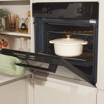 Salter Chester кастрюля BW13771C, 3.4L, чугун, 24.2cm, кремовый, с крышкой, совместима со всеми плитами (BW13771C)