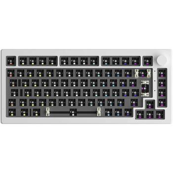 Akko 5075B bezvadu spēļu tastatūra, 6925758632928, 75%, Bluetooth/USB/2.4GHz, karstā maiņa, Gasket Mount, QMK/VIA, RGB (6925758632928)