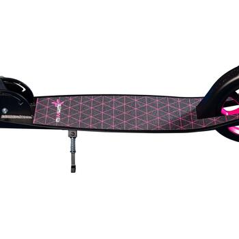 Muuwmi Aluminium Scooter PRO самокат AU 472, 215mm, 56x12cm, 100kg, ABEC 7, PU колеса, регулируемый руль, руль BMX, ручки TPR (AU 472)