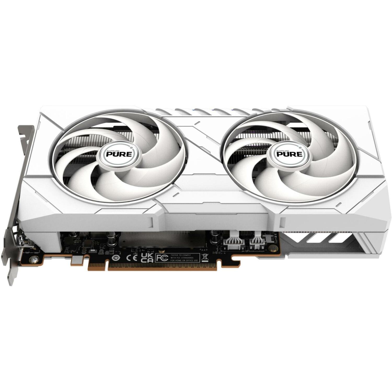 Sapphire Видеокарта 11350-02-20G 16GB GDDR6, PCIe x16 5.0, 7680x4320, 2 вентилятора, Многоцветная подсветка (11350-02-20G)