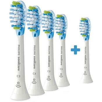 Philips Насадки для зубных щеток HX9045/87, 5 шт., Белый, Средняя жесткость, 62000 вибраций/мин, 3 месяца замены (HX9045/87)