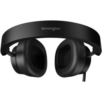 Kensington гарнитура H3000 K83452WW, Bluetooth 5.2, 40мм драйверы, 32Ω, 110дБ, 20Гц-20кГц, 30м, 40ч разговора, 90мин зарядка (K83452WW)