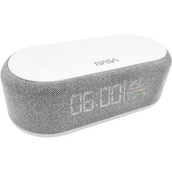 Nasa Bluetooth динамик/ будильник SPC400, 2x5W RMS, беспроводная зарядка 15W, USB-C, литий-ионный аккумулятор (SPC400)