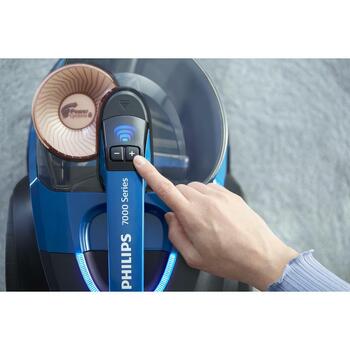 Philips пылесос FC9747/09, 900 Вт, цилиндрический, сухая уборка, безмешковый, 2 л, HEPA фильтр, циклонный, 75 дБ, черный (FC9747/09)