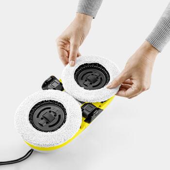 KARCHER Logu tīrīšanas robots RCW 2 1.269-210.0, 100-240V, 50-60Hz, 62dB, 3300Pa, 5m, 1.1kg, 3m²/min, 35x35cm, 292x160x71mm (1.269-210.0)