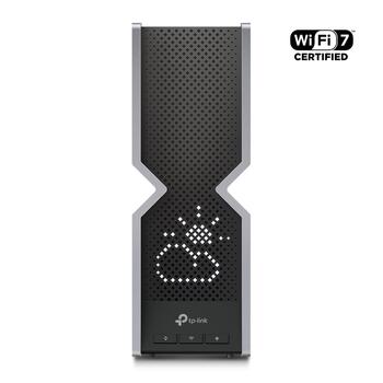 TP-Link Archer BE800 Wi-Fi 7 Tri-Band маршрутизатор BE19000 19000 Mbps Mesh USB 3.0 4×2.5GbE 2×10GbE Черный (ARCHER BE800)
