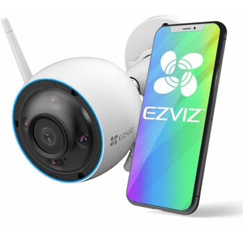 EZVIZ H3 CS-H3 5MPX уличная Wi-Fi камера, 2880x1620, 30m ночное видение, IP67, двусторонняя связь, MicroSD до 512GB (CS-H3)