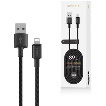 Orsen USB кабель S9L, 1,0 M, 2,1A, TPE + ткань, YD/T 1591-2009 (S9L)