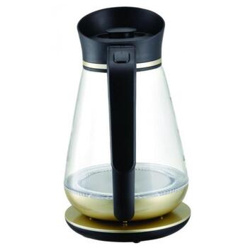 Prime3 Электрический чайник SEK51GL, 2200 W, 1.5 л, Золотой цвет, Фильтр, Поворотная база, Индикатор уровня воды (SEK51GL)