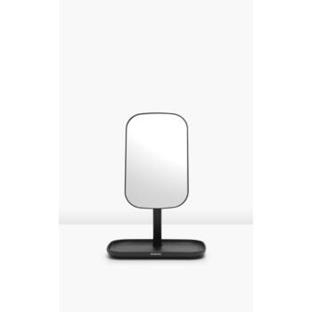 Brabantia ReNew зеркало с полкой 280702, 28.3см, 20см, 12.6см, 400г, пластик, регулируется на 360°, нескользящее основание (280702)