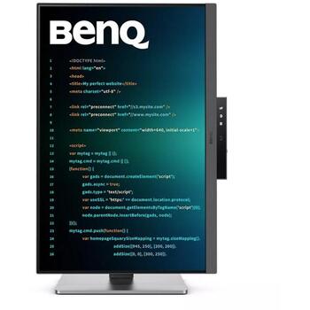 Benq LED монитор RD240Q 9H.LLXLA.TBE, 2560 x 1600, 300 cd/m², 1xHDMI, 5 мс, 60 Гц, IPS, 100 x 100 мм VESA, 90W USB-C (9H.LLXLA.TBE)