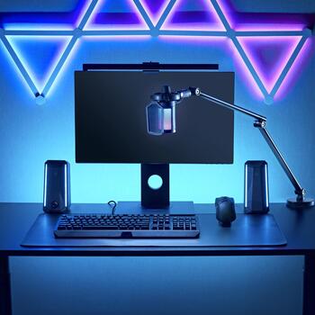 White Shark PROMETHEUS GMS-001, микрофонная стойка, 1кг, 0-812мм, 3/8''-5/8'', зажим, сталь/пластик/алюминий (PROMETHEUS)