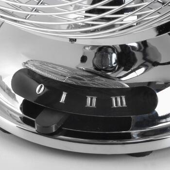 Eurom VTM12 вентилятор 385311, 40W, 3 скорости, 45° осцилляция, металлический корпус, 180см силовой кабель (385311)