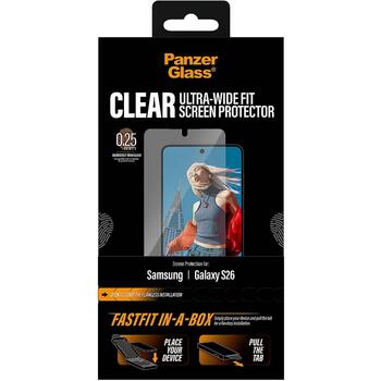 PanzerGlass ekrāna aizsargplēve Samsung Galaxy S26 PG17676, 0.37mm, caurspīdīgs, izturīgs pret skrāpējumiem, triecieniem (PG17676)