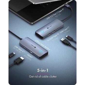 Raidsonic Spade Dock 4081 (Off-Screen Button) | IB-DK4081-SO (IB-DK4081-SO)