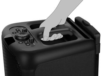 Супер праздничная Party Box с караоке для мероприятий 1000W TWS Bluetooth FM USB LED дисплей питание от сети чёрная SV-022686 Sven (SV-022686)