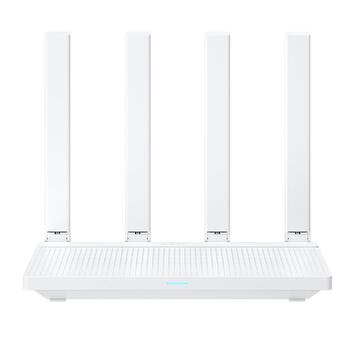 Wi-Fi маршрутизатор AX3000 Wi-Fi 6 двухдиапазонное беспроводное соединение AX3000T 802.11ax до ~3000 Mbps 574 Mbps @2.4 GHz 2402 Mbps @5 GHz 4× Gigabit LAN 4 антенны Белый Xiaomi (DVB4423GL)