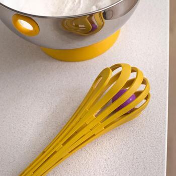 ViceVersa Kogel Whisk 16121, желтый, 7x7x27,2 см, нейлон, шариковая система, можно мыть в посудомоечной машине (16121)