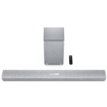 Sharp 5.1.2 Dolby Atmos/DTS:X звуковая панель с беспроводным сабвуфером HT-SBW55121(SL), 650 W, Bluetooth 5.3, AC 100-240 V (HT-SBW55121(SL))