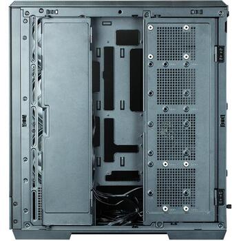 Zalman P50 DS, корпус ATX Mid Tower для ПК, 4x120mm ARGB вентилятора, черный, панорамное стекло, дисплей (P50 DS BLACK)