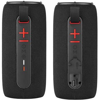 Tracer Динамик TRAGLO47182, 10 W, Bluetooth 5.3, FM, IPX5, 5 ч работы от аккумулятора, черный (TRAGLO47182)