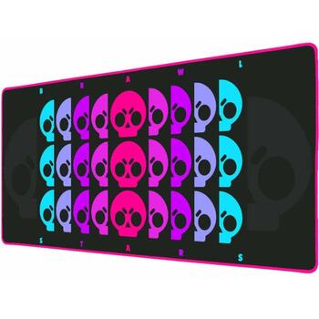 Subsonic spēļu peles paklājiņš SA5589-BS2, 900x400mm, 3mm, neslīdoša virsma, audums, gumija, daudzkrāsains (SA5589-BS2)